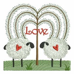 Months Of The Year Country Sheep 02 machine embroidery designs