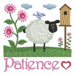 Months Of The Year Country Sheep 06 machine embroidery designs