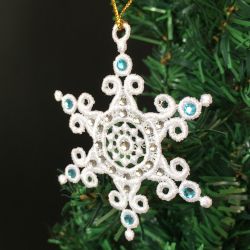 FSL Crystal Snowflakes 4 10