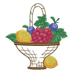 Basket Of Fruit 01(Lg) machine embroidery designs