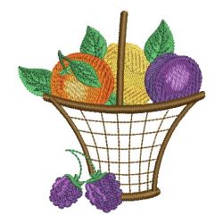 Basket Of Fruit 03(Lg) machine embroidery designs
