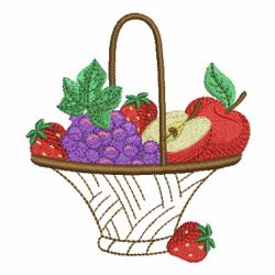 Basket Of Fruit 04(Lg) machine embroidery designs