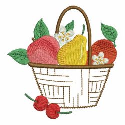 Basket Of Fruit 06(Sm) machine embroidery designs