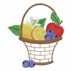 Basket Of Fruit 07(Lg) machine embroidery designs