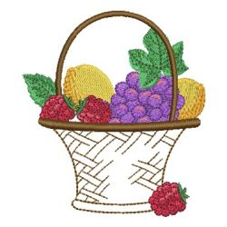Basket Of Fruit 09(Sm) machine embroidery designs