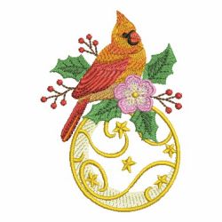 Bird On Ornaments 02(Lg) machine embroidery designs