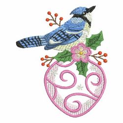 Bird On Ornaments 09(Sm) machine embroidery designs