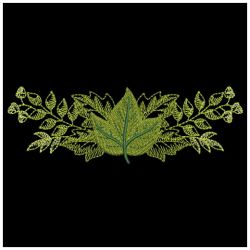 Fall Leaves Border 03(Md) machine embroidery designs