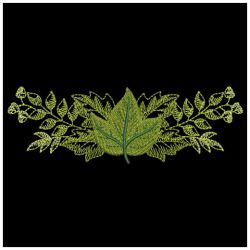 Fall Leaves Border 03(Sm) machine embroidery designs