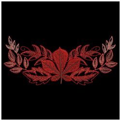 Fall Leaves Border 07(Lg) machine embroidery designs