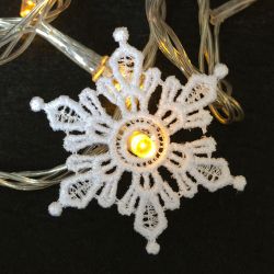 FSL Mini Snowflake Lights machine embroidery designs