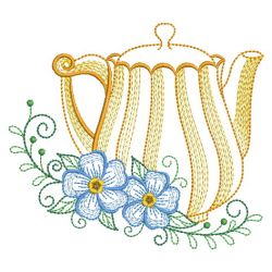 Vintage Tea Time 05(Md) machine embroidery designs