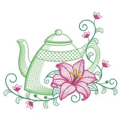 Vintage Tea Time 10(Sm) machine embroidery designs