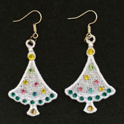 FSL Crystal Christmas Earrings 04 machine embroidery designs