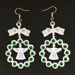 FSL Crystal Christmas Earrings 05 machine embroidery designs