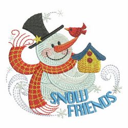 Snowmen And Friends 2 02 machine embroidery designs