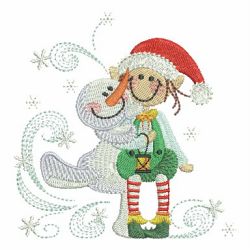 Snowmen And Friends 2 05 machine embroidery designs