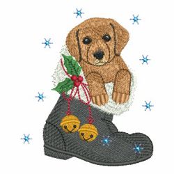 Christmas Pets 03 machine embroidery designs