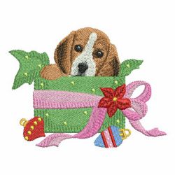 Christmas Pets 04 machine embroidery designs