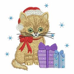 Christmas Pets 05 machine embroidery designs