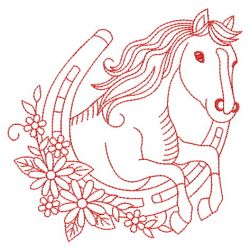 Redwork Horse 2 04(Sm) machine embroidery designs