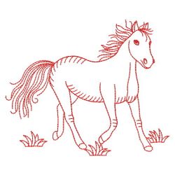Redwork Horse 2 06(Sm)