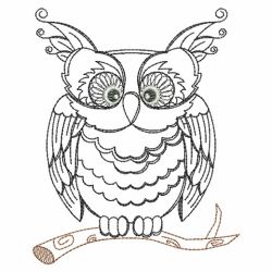 Blackwork Owls 3 01(Md) machine embroidery designs