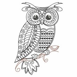 Blackwork Owls 3 05(Sm) machine embroidery designs