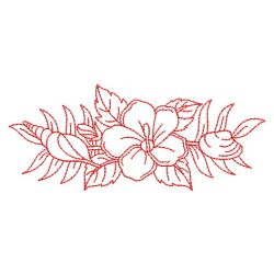 Redwork Tropical Scene 02(Md) machine embroidery designs