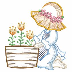 Vintage Sunbonnets 2 08(Md) machine embroidery designs