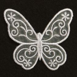 3D Organza Butterfly 05 machine embroidery designs