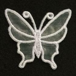 3D Organza Butterfly 08 machine embroidery designs