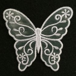 3D Organza Butterfly 09 machine embroidery designs