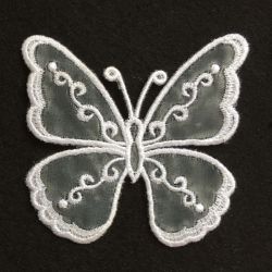 3D Organza Butterfly 19 machine embroidery designs