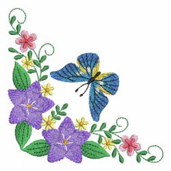 Delightful Butterfly Corner 2 08 machine embroidery designs