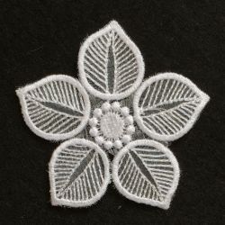 3D Organza Flower 01 machine embroidery designs