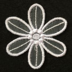 3D Organza Flower 07 machine embroidery designs