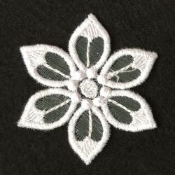 3D Organza Flower 09 machine embroidery designs