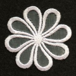 3D Organza Flower 13