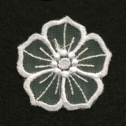 3D Organza Flower 21 machine embroidery designs