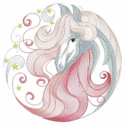 Rippled Horses 04(Sm) machine embroidery designs