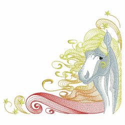 Rippled Horses 06(Lg) machine embroidery designs