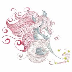Rippled Horses 09(Lg) machine embroidery designs