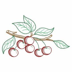 Vintage Fruit 05(Lg) machine embroidery designs