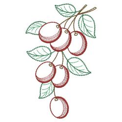 Vintage Fruit 08(Md) machine embroidery designs