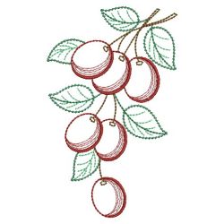 Vintage Fruit 08(Lg) machine embroidery designs