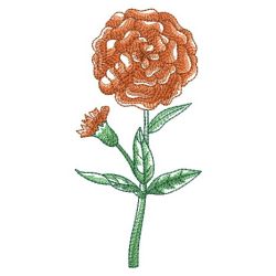Watercolor Fall Flowers 07(Md) machine embroidery designs