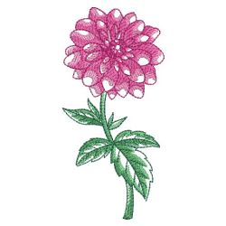 Watercolor Fall Flowers 09(Lg) machine embroidery designs