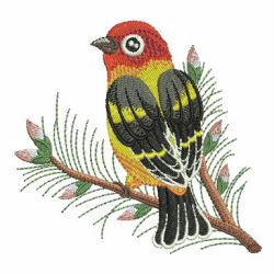 Birds On Branches 2 06(Lg) machine embroidery designs