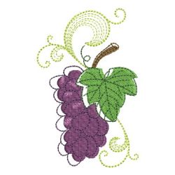 Wine And Grapes 02(Md) machine embroidery designs